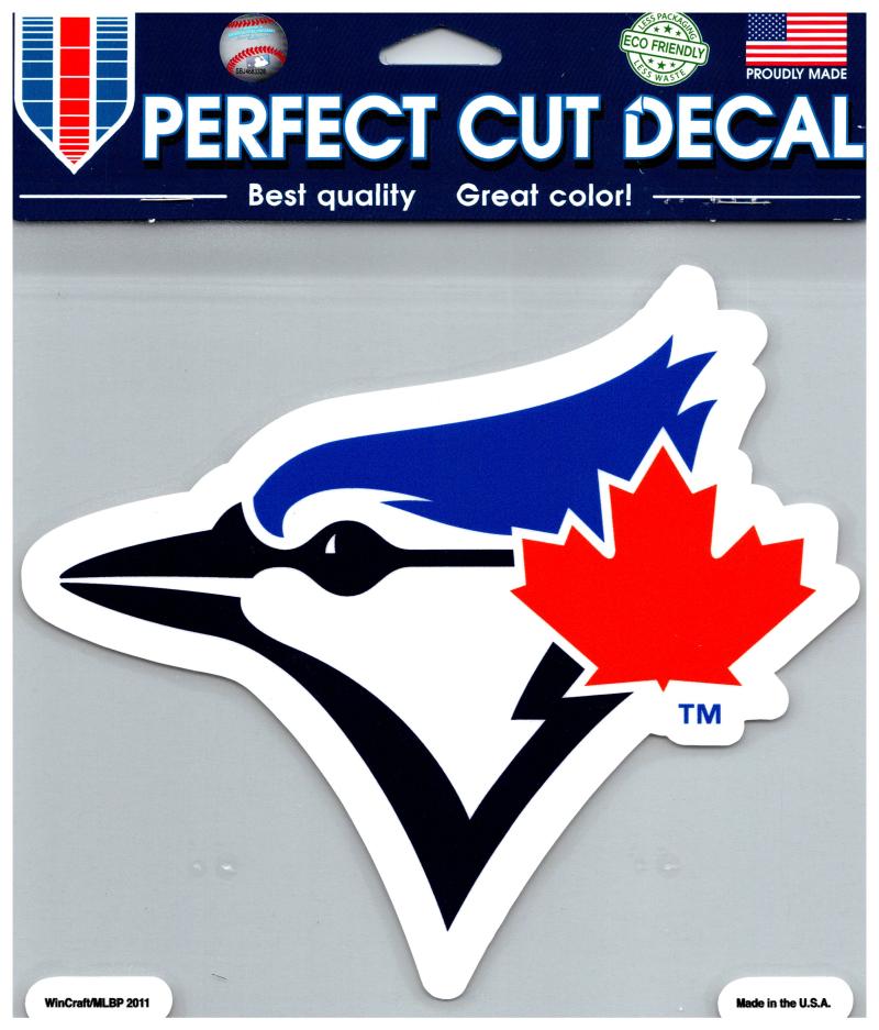 (HCW) Toronto Blue Jays (Bird) Perfect Cut Colour 8x8 Large Decal Sticker MLB Image 1