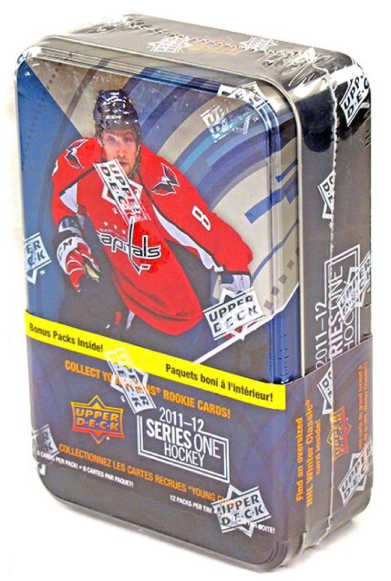2011-12 Upper Deck Series 1 Tin + Oversize Card, Hopkins Young Guns