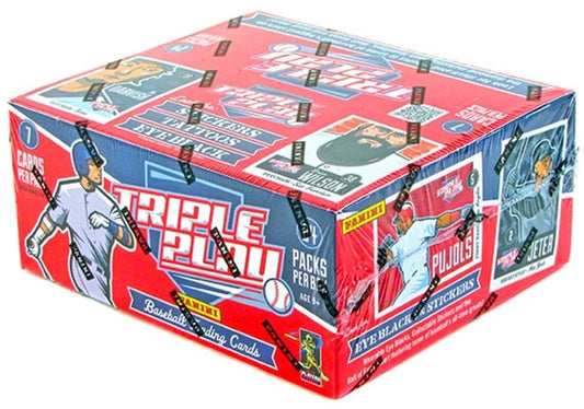 2012 Panini Triple Play Baseball Box Factory Sealed - 24 Packs Per Box Image 1