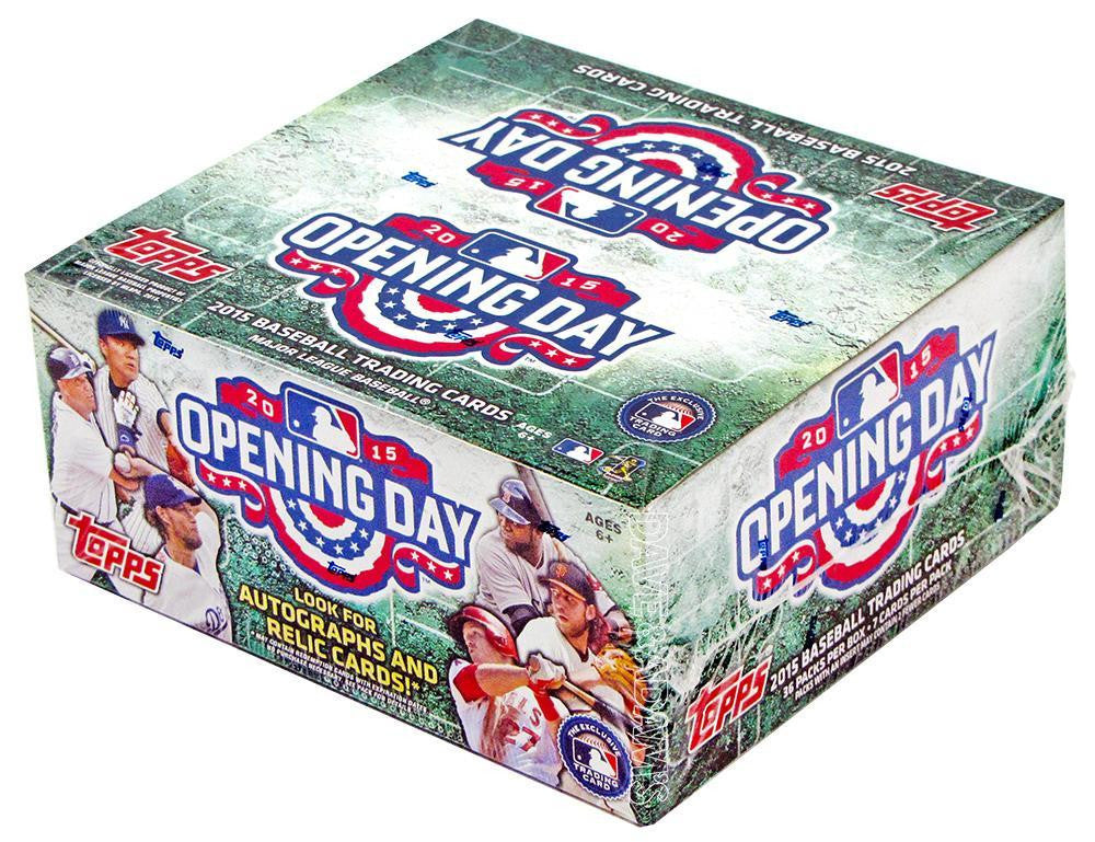 2015 Topps Opening Day Baseball Hobby Box Factory Sealed - 36 Pack Box
