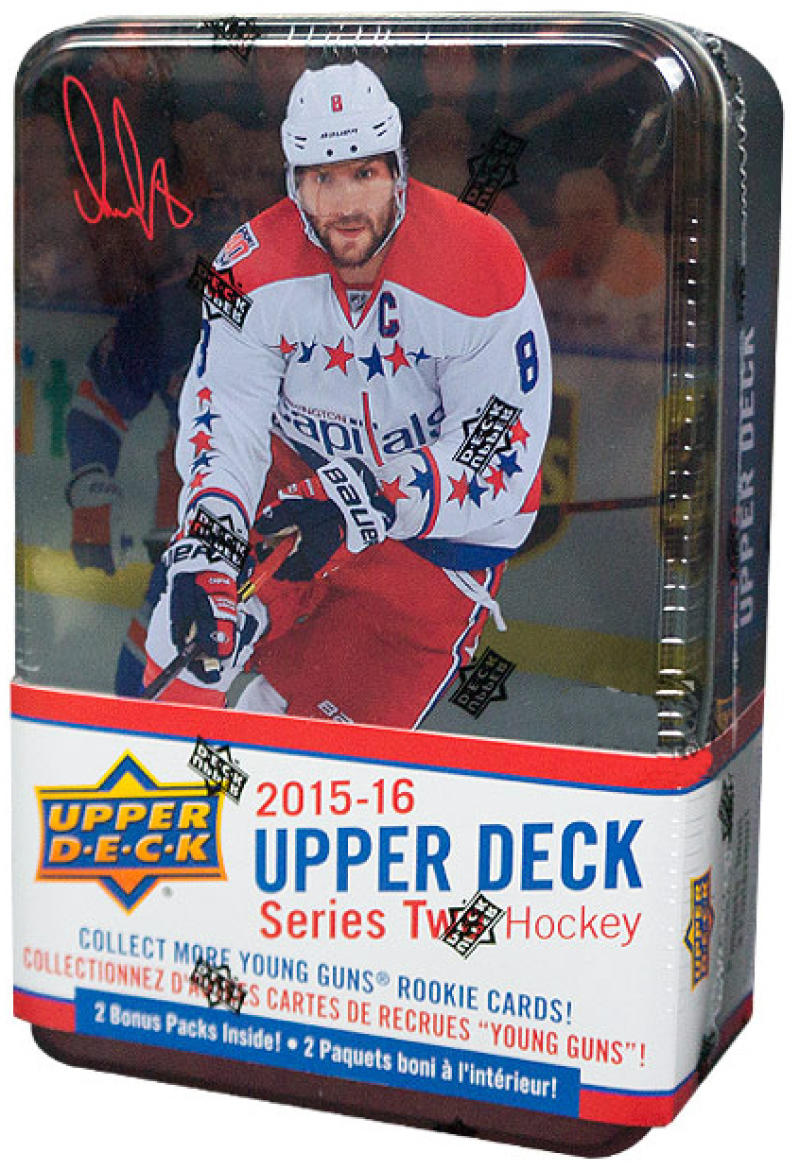 2015-16 Upper Deck Series 2 Tin Box - Connor McDavid, Eichel Young Guns