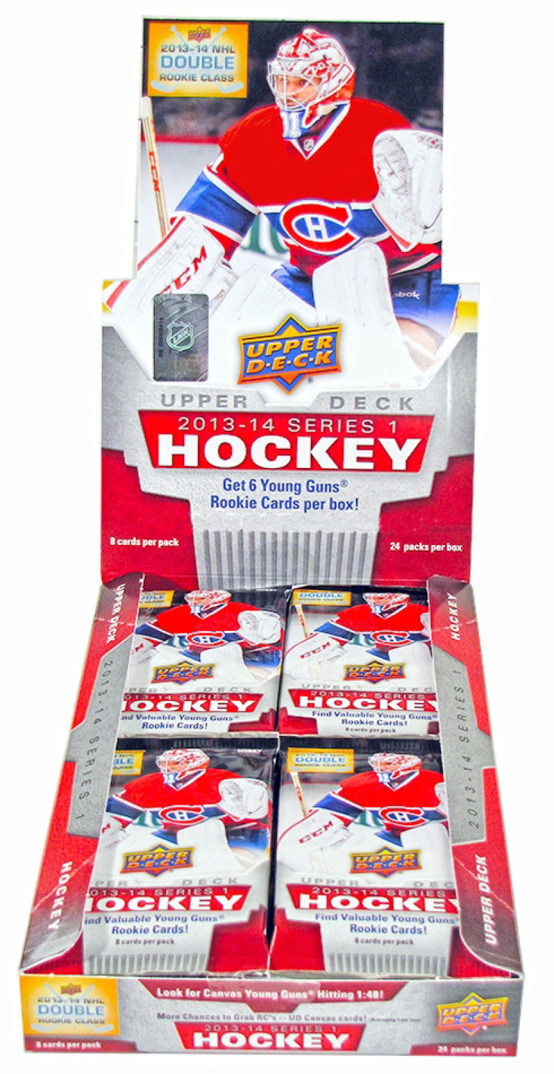 2013-14 Upper Deck Series 1 Hobby Pack - Yakupov, Tarasenko, MacKinnon ++