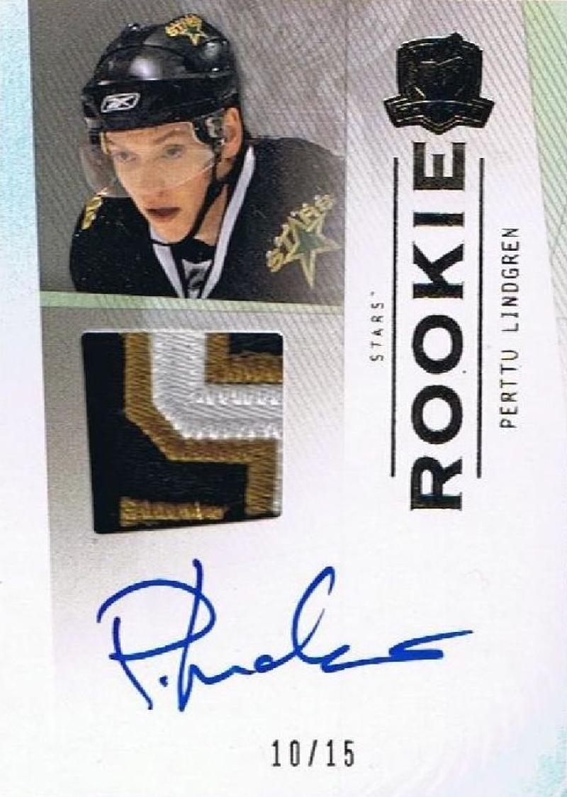 (HWC) 2009-10 The Cup Gold PERTTU LINDGREN Patch/Auto Rookie 10/15 RC - 3 Colors Image 1