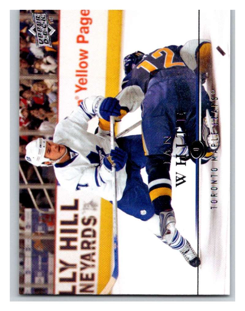 2008-09 Upper Deck #21 Ian White Maple Leafs Image 1