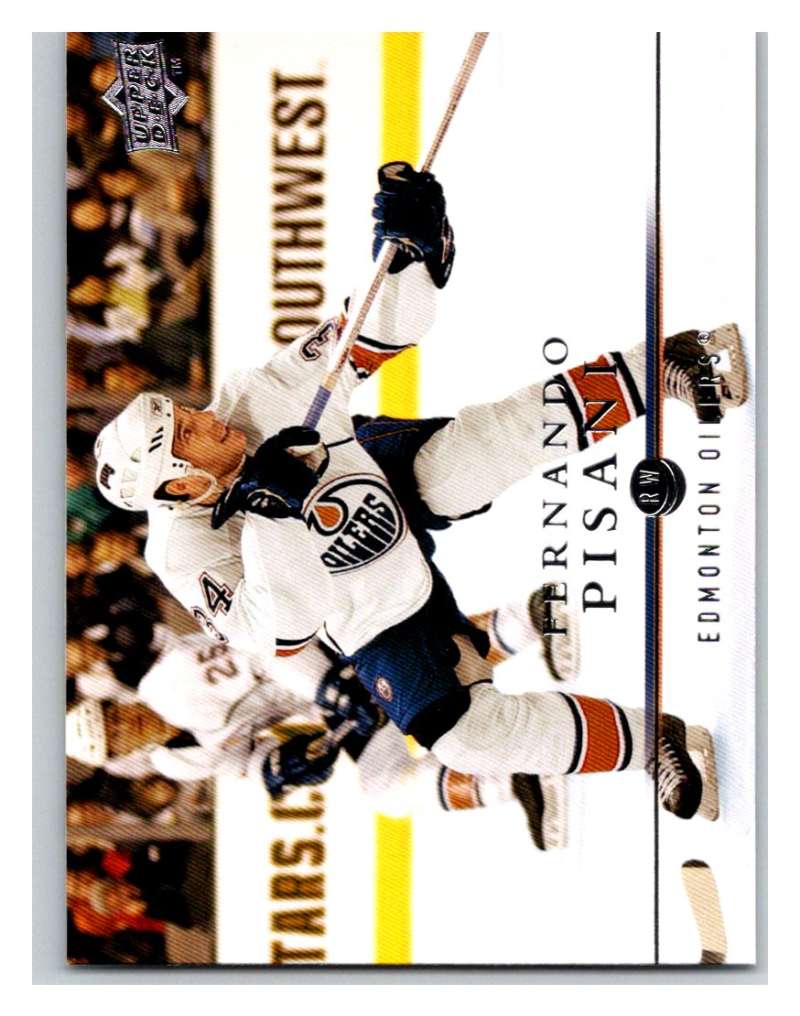 2008-09 Upper Deck #118 Fernando Pisani Oilers Image 1