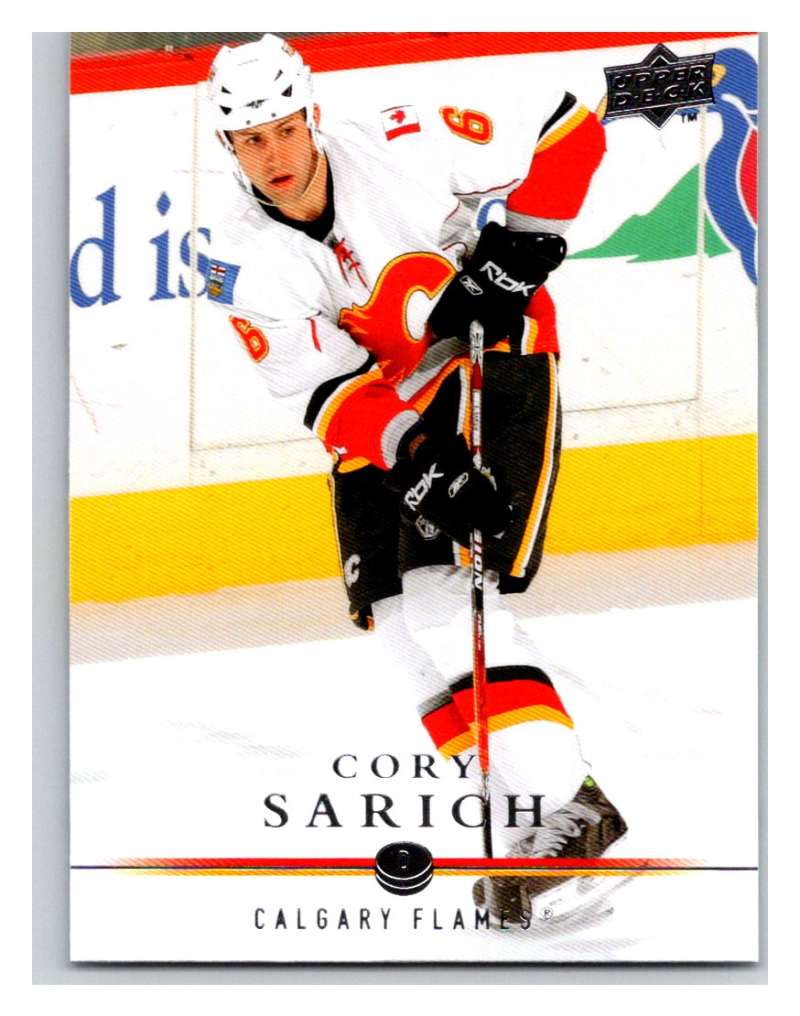 2008-09 Upper Deck #173 Adrian Aucoin Flames Image 1