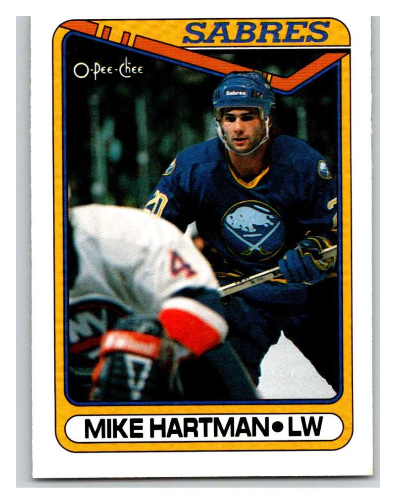 1990-91 O-Pee-Chee #16 Mike Hartman Mint Image 1