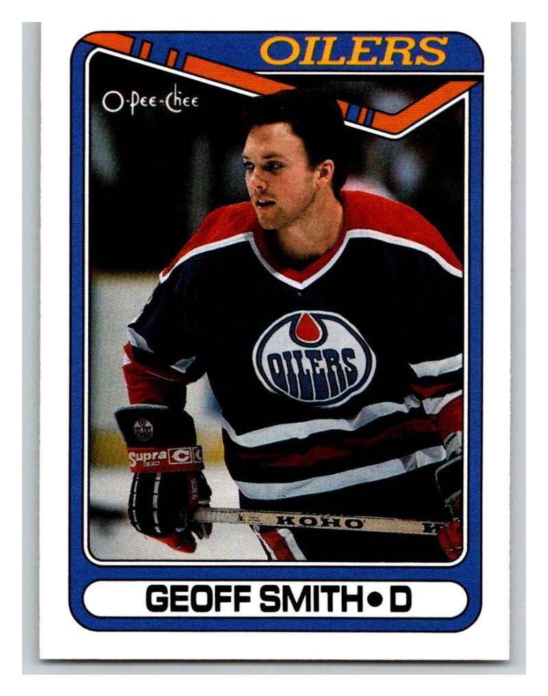 1990-91 O-Pee-Chee #33 Geoff Smith Mint Image 1