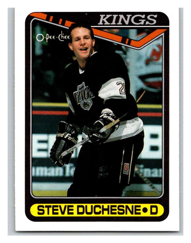 1990-91 O-Pee-Chee #86 Steve Duchesne Mint Image 1