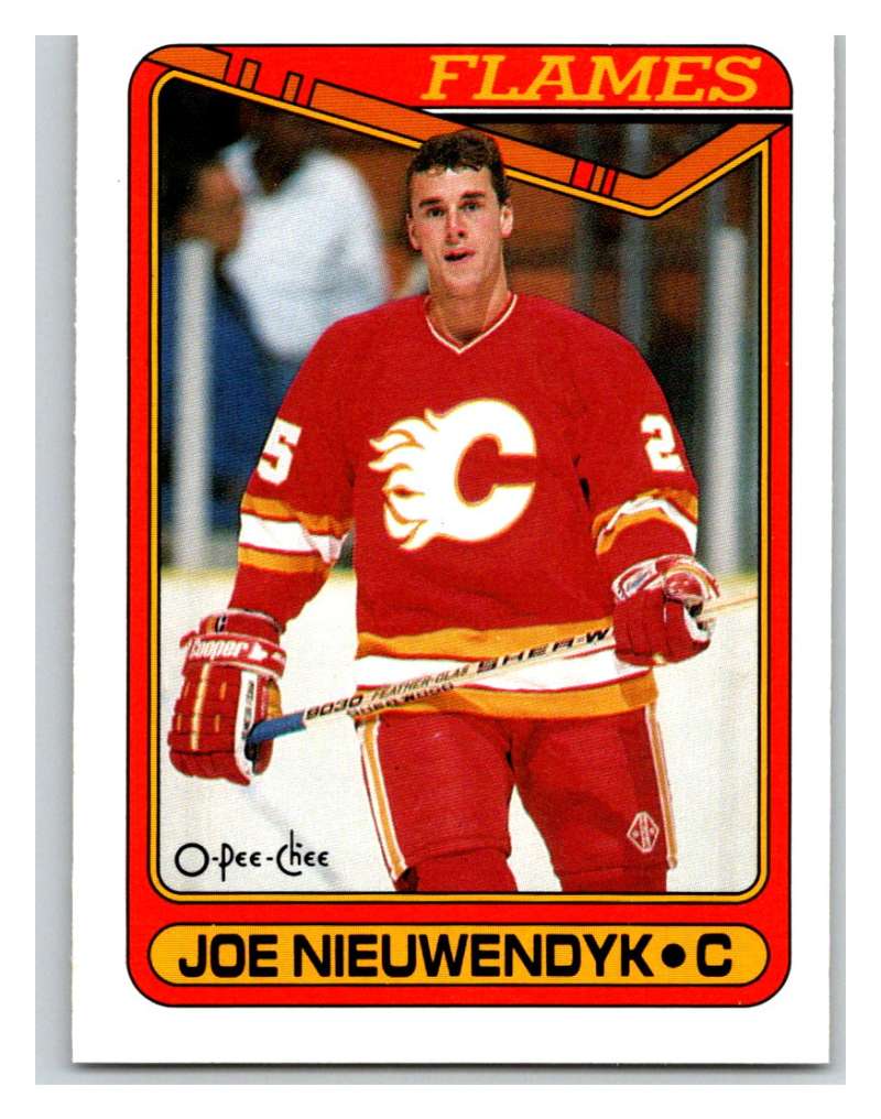 1990-91 O-Pee-Chee #87 Joe Nieuwendyk Mint Image 1