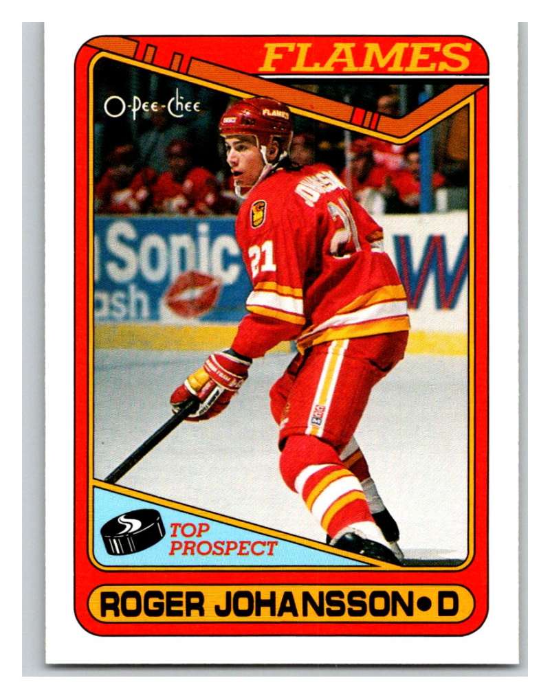 1990-91 O-Pee-Chee #96 Roger Johansson Mint Image 1