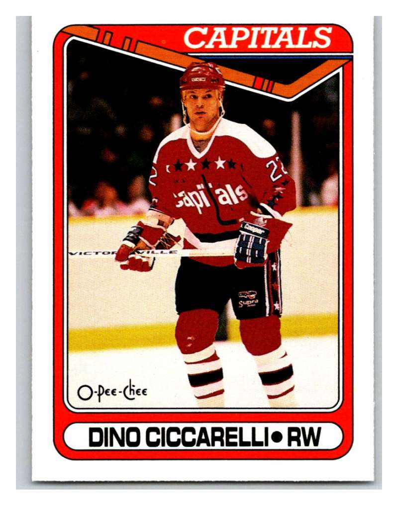1990-91 O-Pee-Chee #100 Dino Ciccarelli Mint Image 1