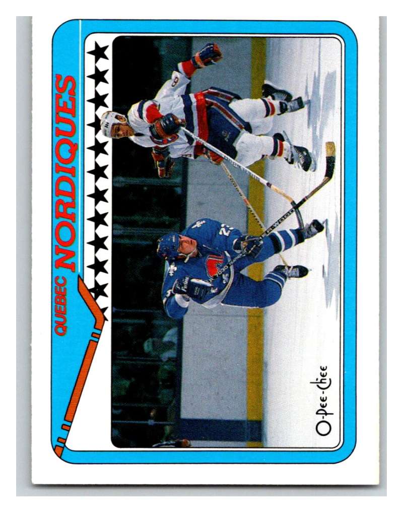 1990-91 O-Pee-Chee #122 Nordiques Team Mint Image 1