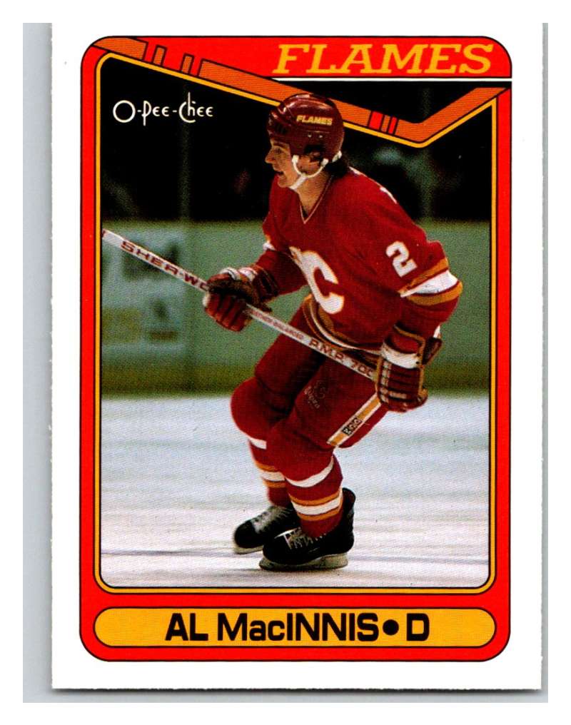 1990-91 O-Pee-Chee #127 Al MacInnis Mint Image 1