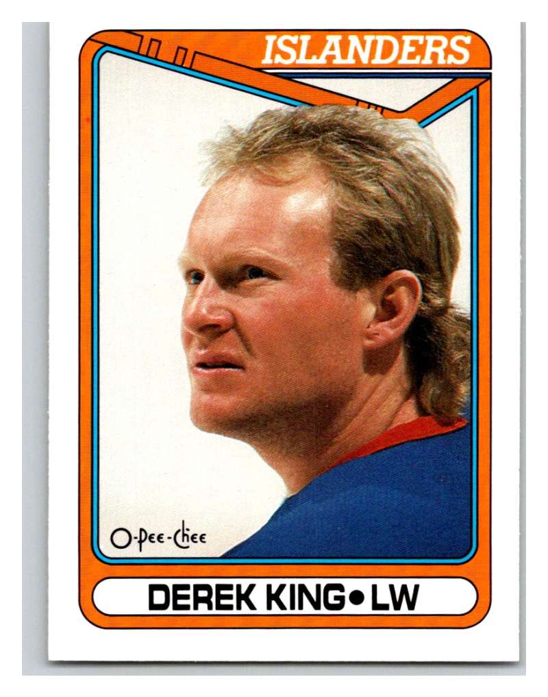 1990-91 O-Pee-Chee #128 Derek King Mint Image 1