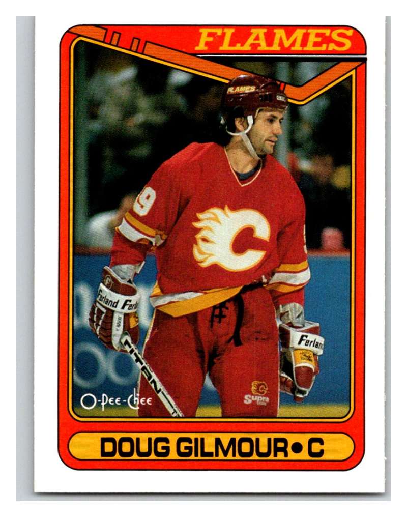 1990-91 O-Pee-Chee #136 Doug Gilmour Mint Image 1