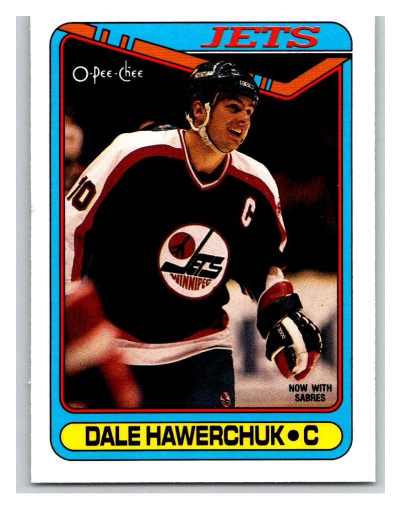 1990-91 O-Pee-Chee #141 Dale Hawerchuk Mint Image 1