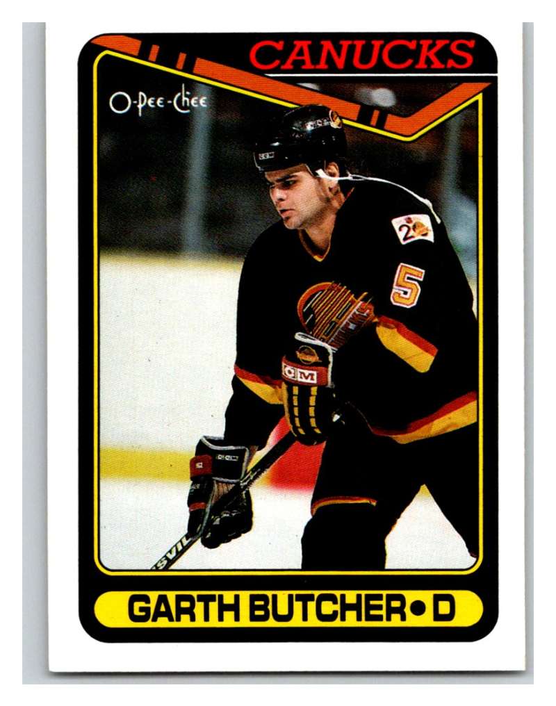 1990-91 O-Pee-Chee #150 Garth Butcher Mint Image 1