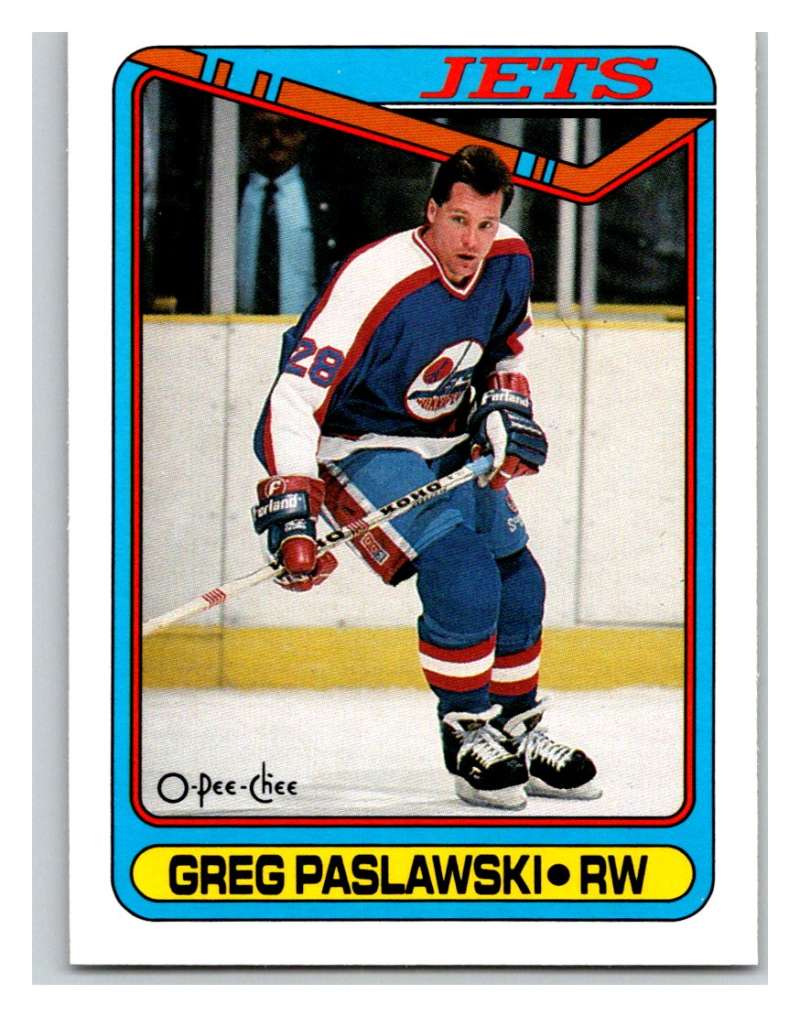 1990-91 O-Pee-Chee #154 Greg Paslawski Mint Image 1