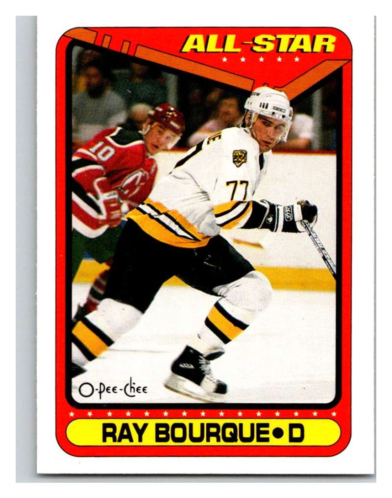 1990-91 O-Pee-Chee #196 Ray Bourque Mint Image 1