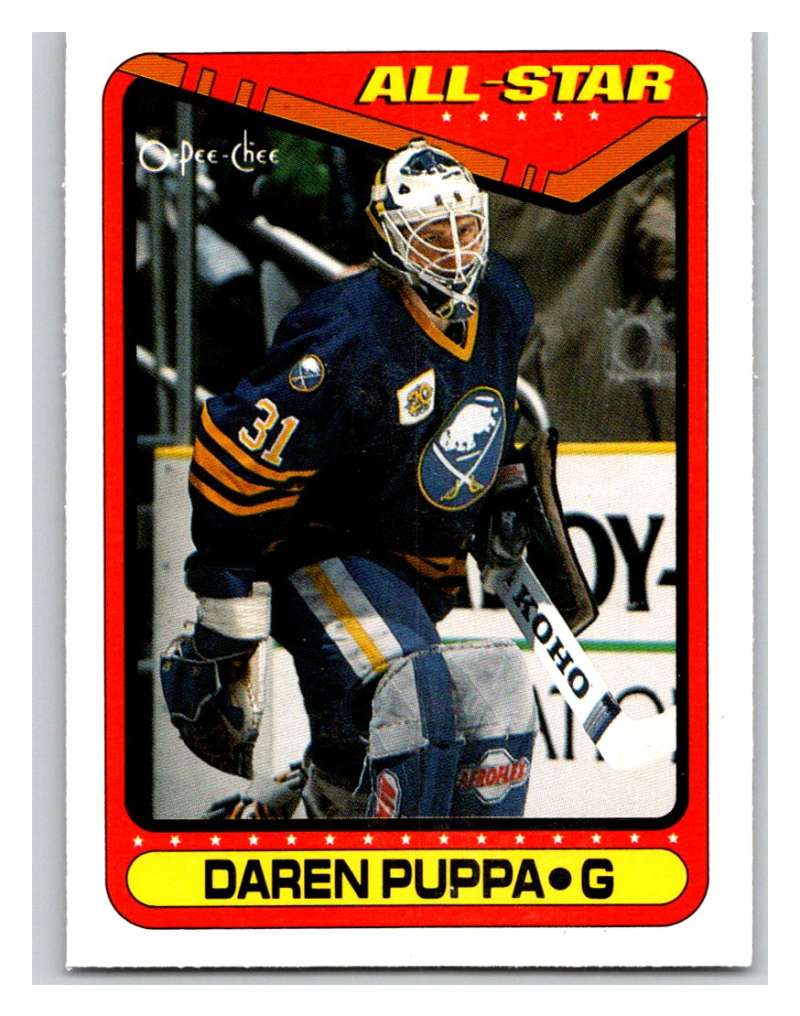 1990-91 O-Pee-Chee #204 Daren Puppa Mint Image 1