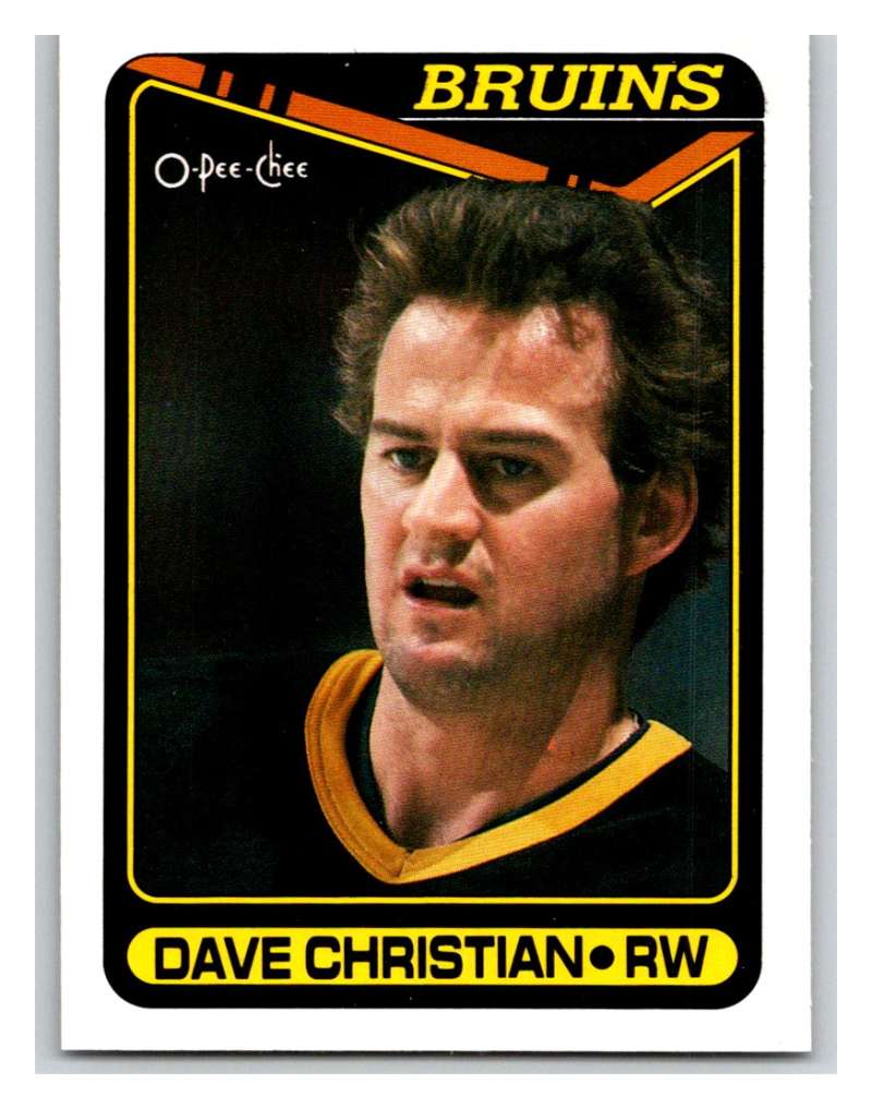 1990-91 O-Pee-Chee #263 Dave Christian Mint Image 1