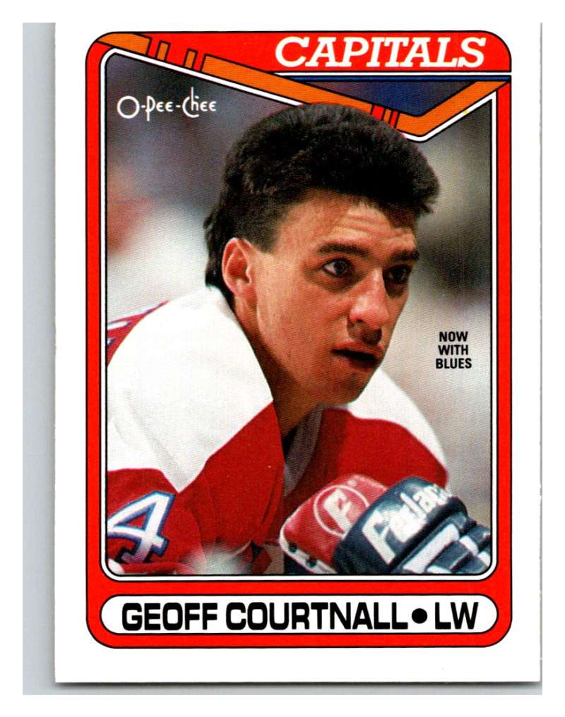 1990-91 O-Pee-Chee #273 Geoff Courtnall Mint Image 1