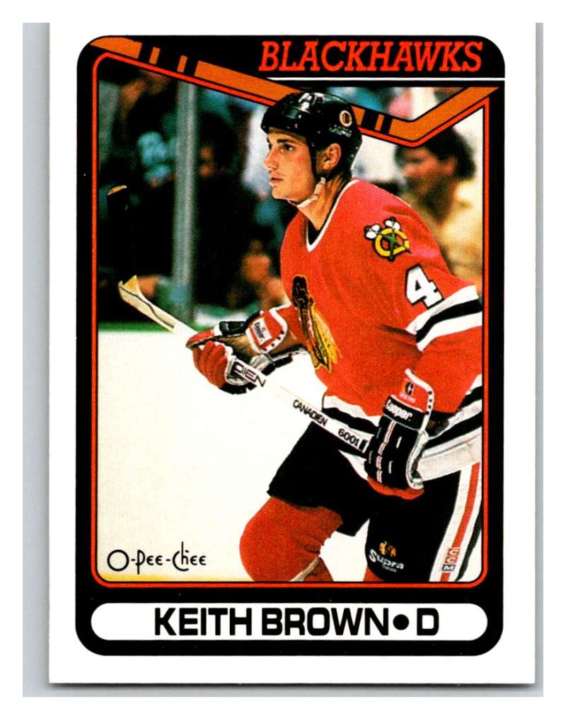 1990-91 O-Pee-Chee #276 Keith Brown Mint Image 1