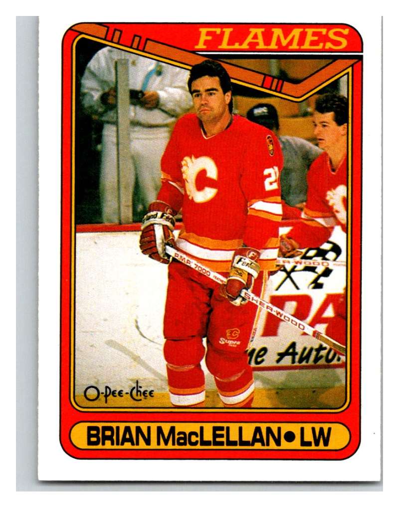 1990-91 O-Pee-Chee #286 Brian MacLellan Mint Image 1