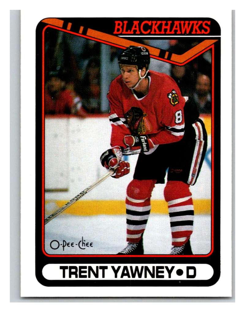 1990-91 O-Pee-Chee #297 Trent Yawney Mint Image 1