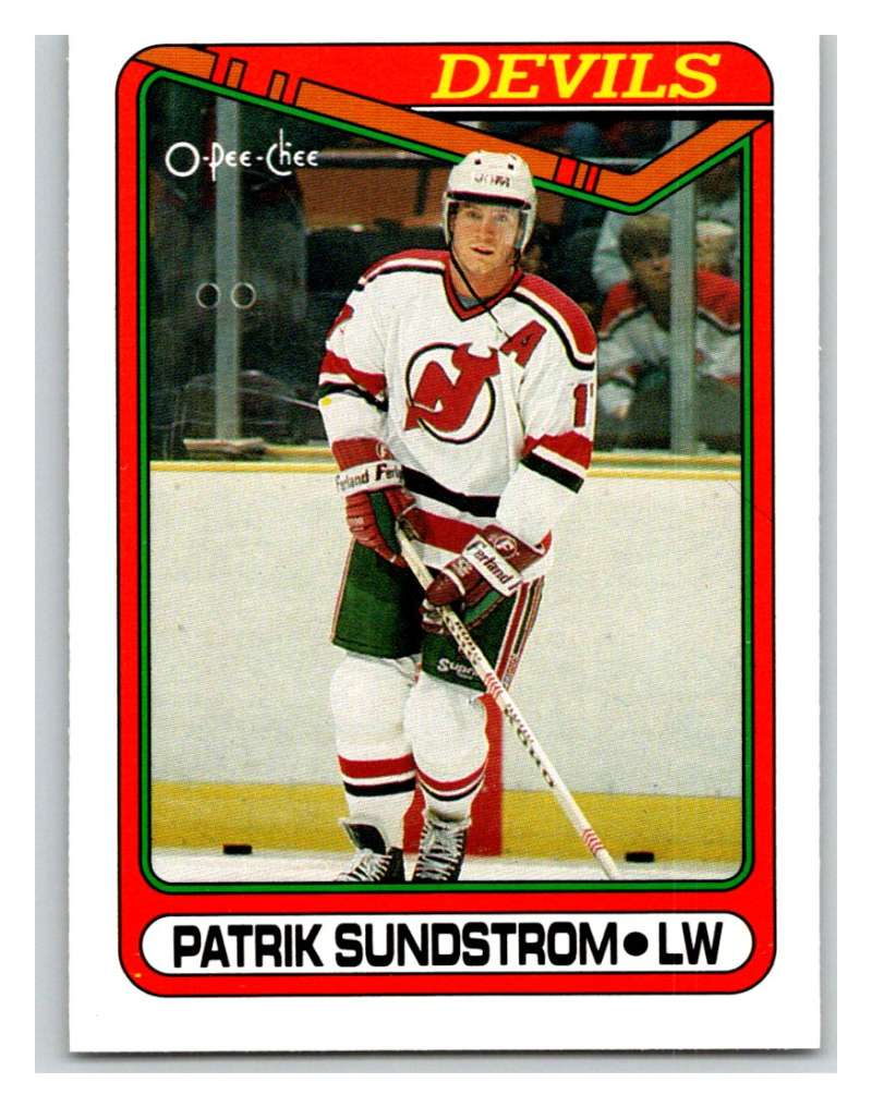 1990-91 O-Pee-Chee #306 Patrik Sundstrom Mint Image 1