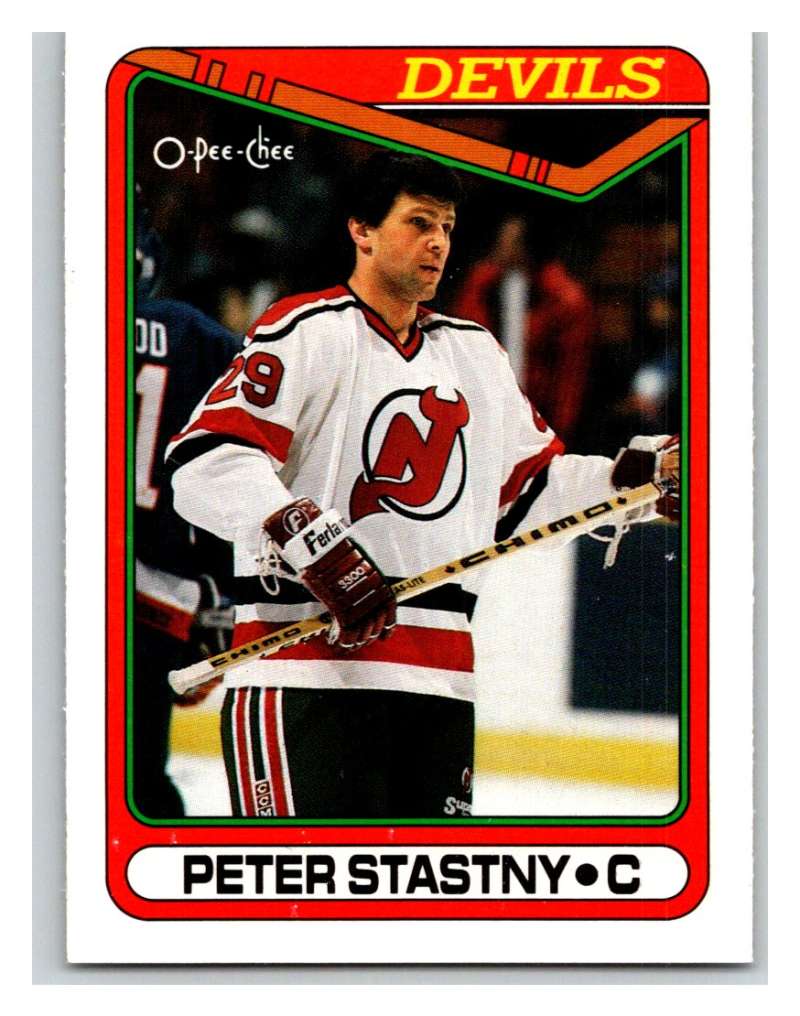 1990-91 O-Pee-Chee #334 Peter Stastny Mint Image 1