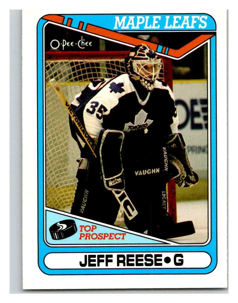 1990-91 O-Pee-Chee #349 Jeff Reese Mint RC Rookie Image 1