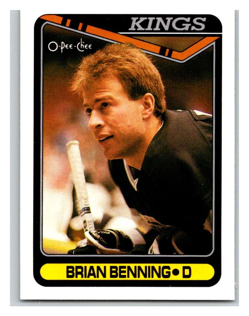 1990-91 O-Pee-Chee #365 Brian Benning Mint Image 1
