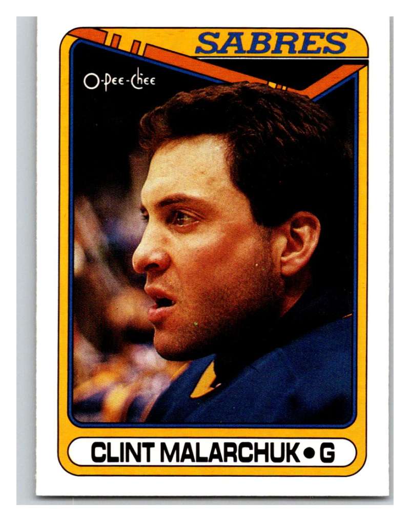 1990-91 O-Pee-Chee #371 Clint Malarchuk Mint Image 1
