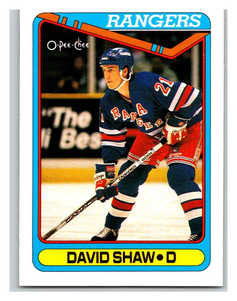 1990-91 O-Pee-Chee #403 David Shaw Mint Image 1