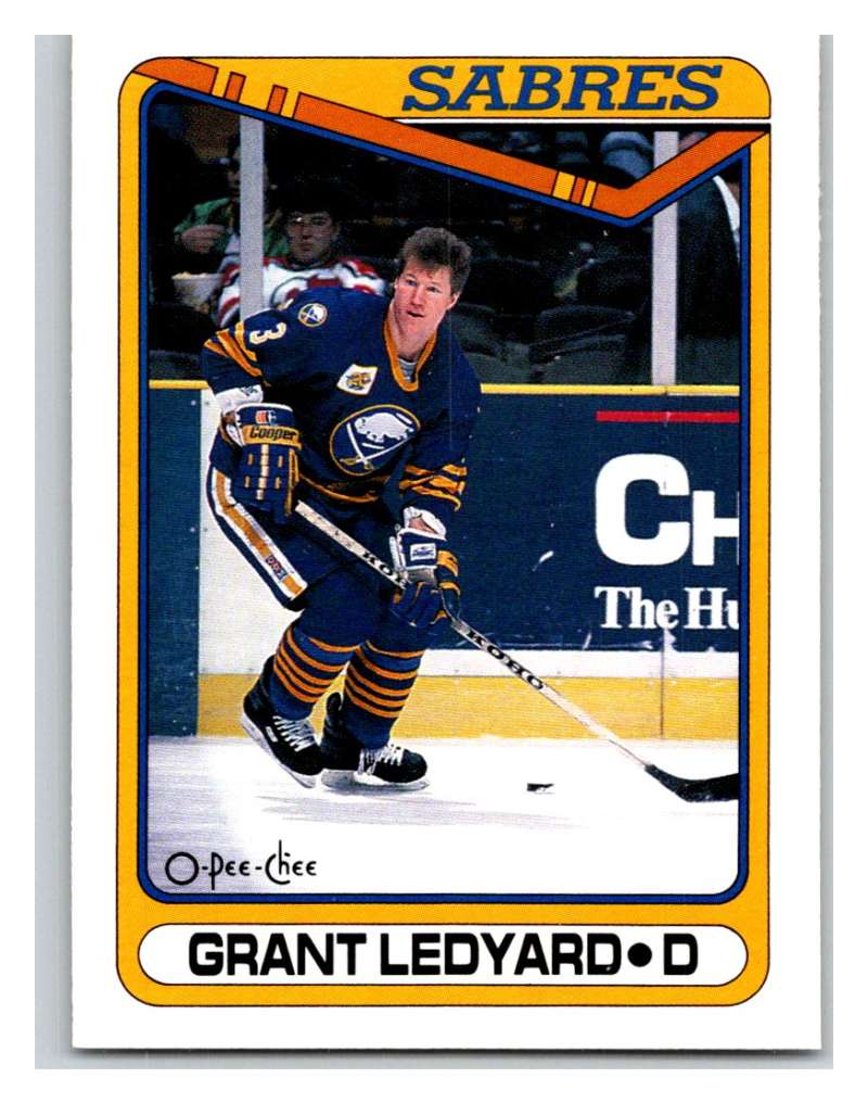 1990-91 O-Pee-Chee #406 Grant Ledyard Mint RC Rookie Image 1