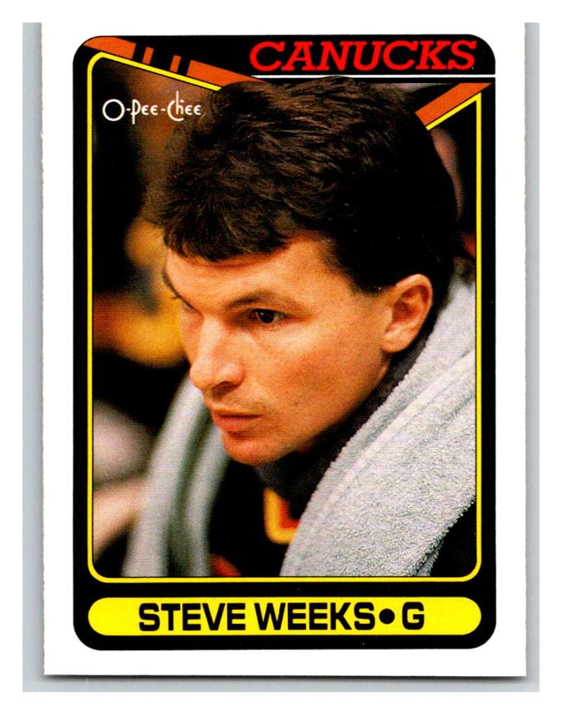 1990-91 O-Pee-Chee #407 Steve Weeks Mint Image 1