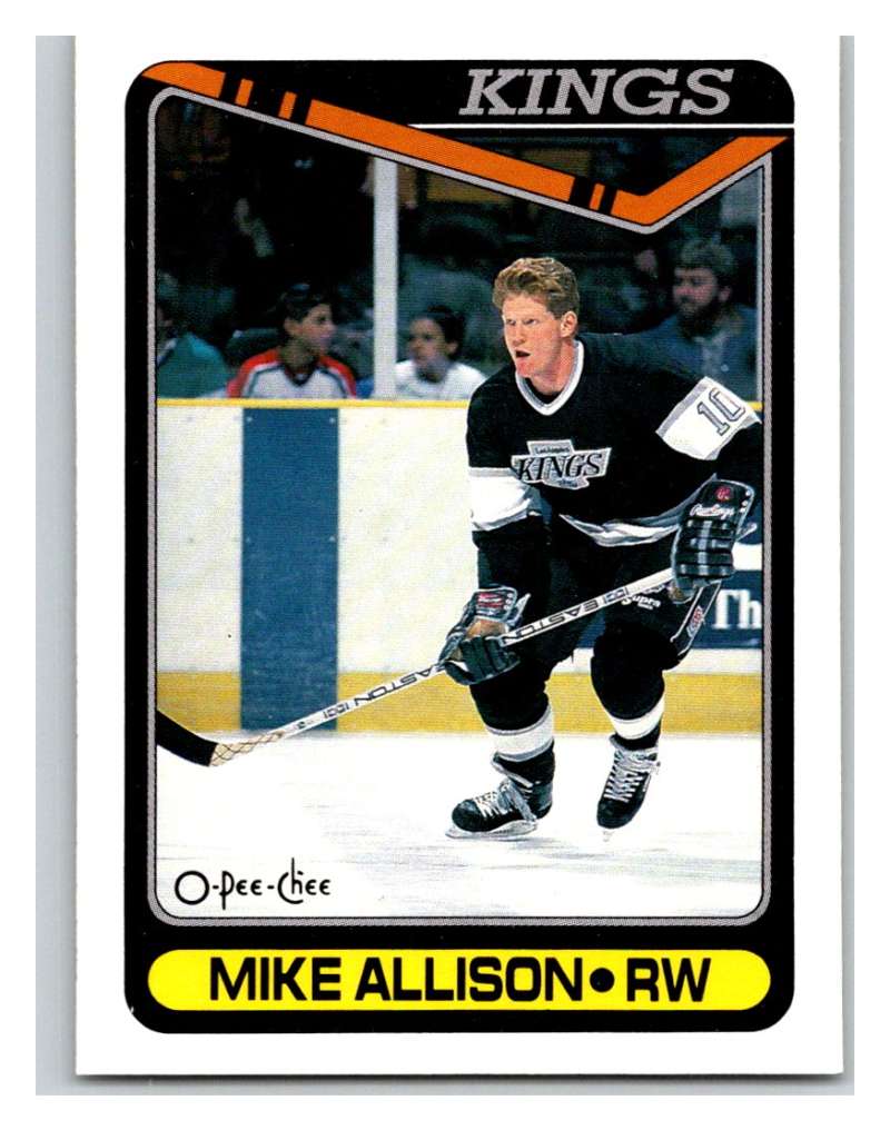 1990-91 O-Pee-Chee #417 Mike Allison Mint Image 1