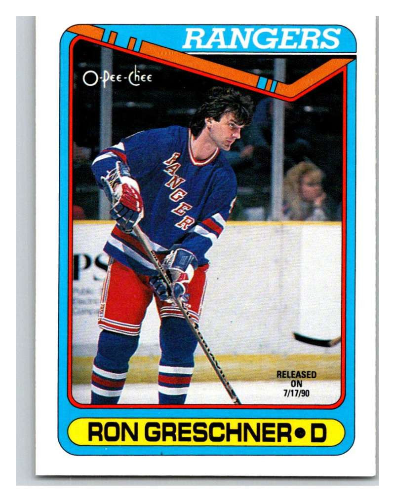 1990-91 O-Pee-Chee #447 Ron Greschner Mint