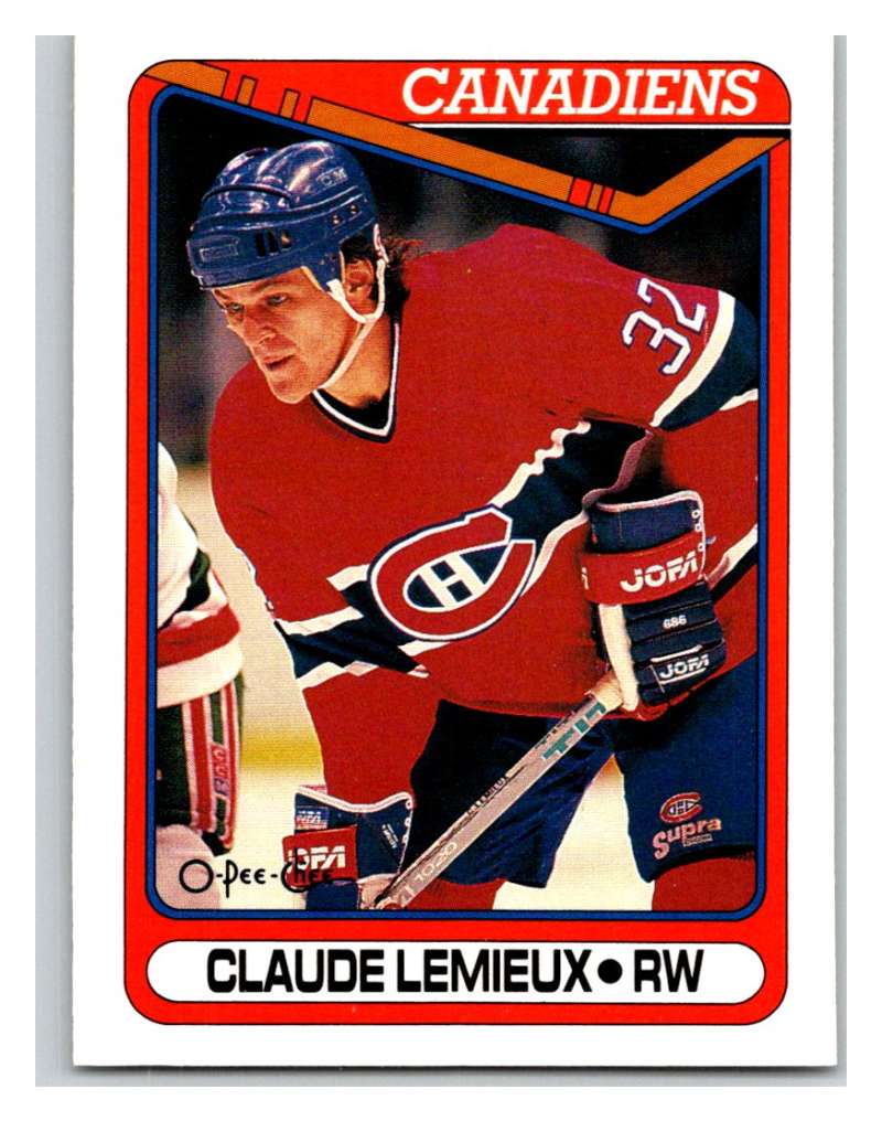 1990-91 O-Pee-Chee #451 Claude Lemieux Mint Image 1