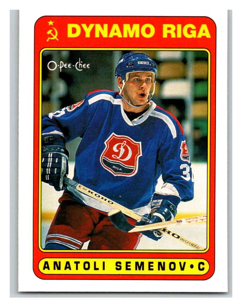 1990-91 O-Pee-Chee #468 Anatoli Semenov Mint RC Rookie