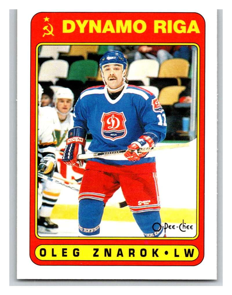 1990-91 O-Pee-Chee #477 Oleg Znarok Mint Image 1