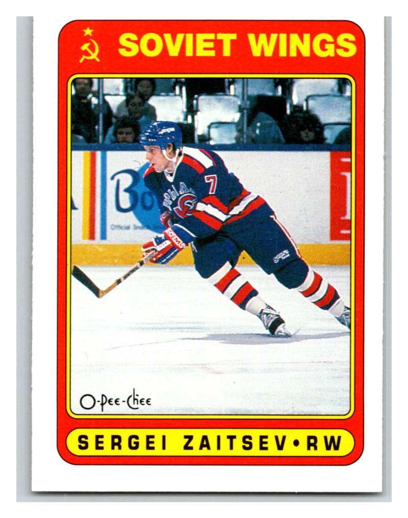 1990-91 O-Pee-Chee #487 Sergei Zaltsev Mint Image 1