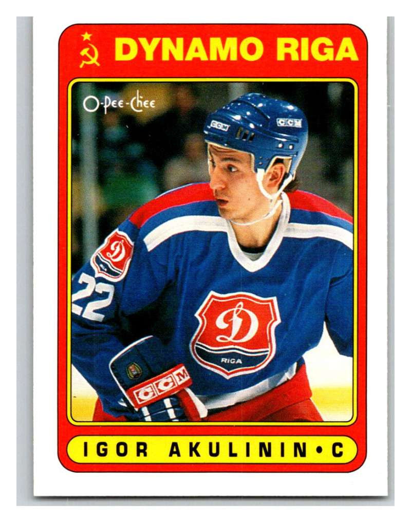 1990-91 O-Pee-Chee #491 Igor Akulinin Mint