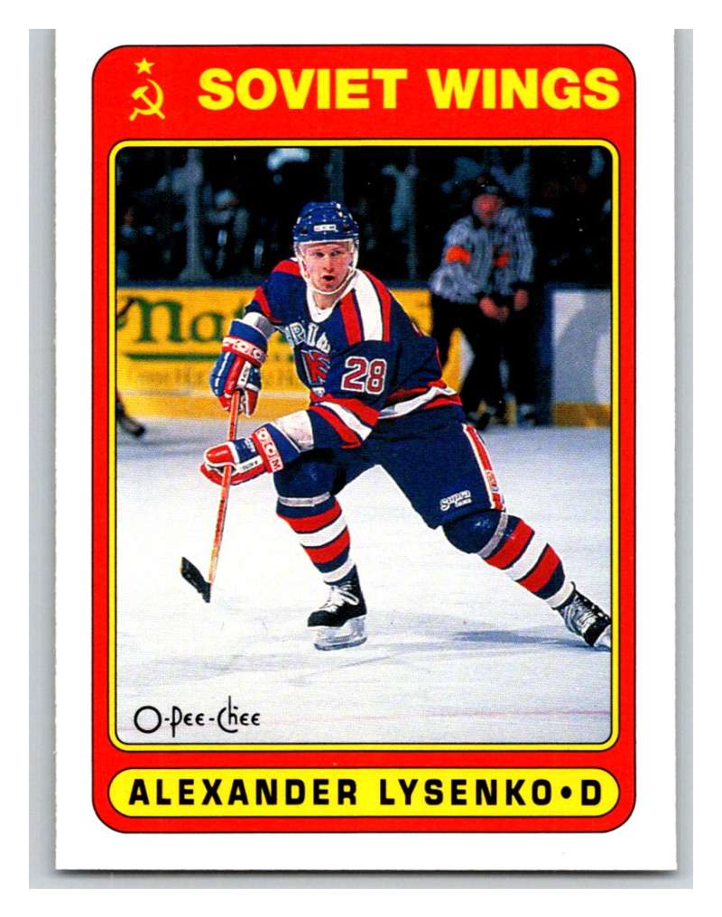 1990-91 O-Pee-Chee #500 Alexander Lysenko Mint RC Rookie Image 1