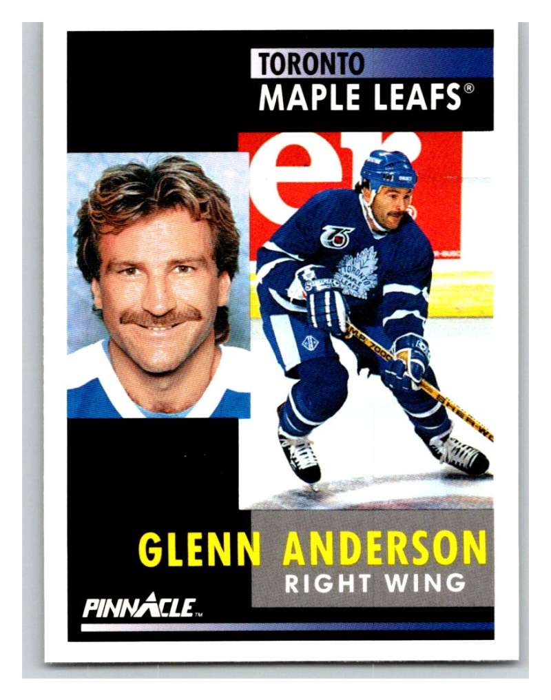 1991-92 Pinnacle #12 Glenn Anderson Maple Leafs Image 1