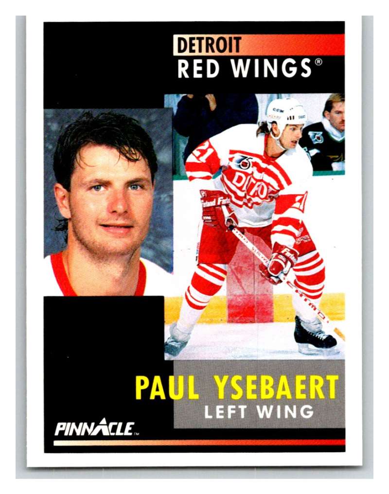 1991-92 Pinnacle #36 Paul Ysebaert Red Wings Image 1