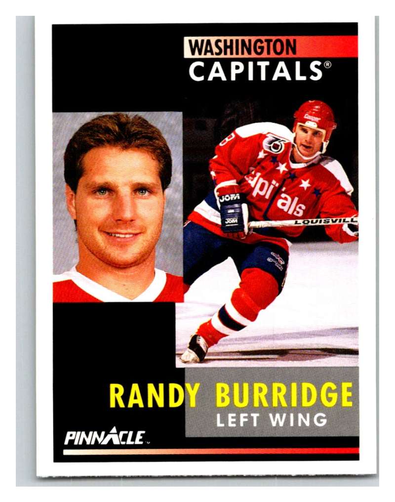 1991-92 Pinnacle #55 Randy Burridge Capitals Image 1