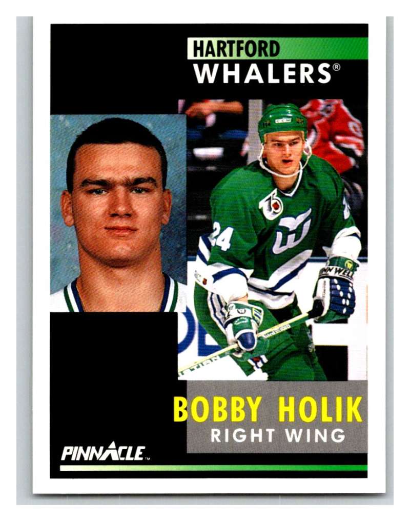 1991-92 Pinnacle #65 Bobby Holik Whalers Image 1